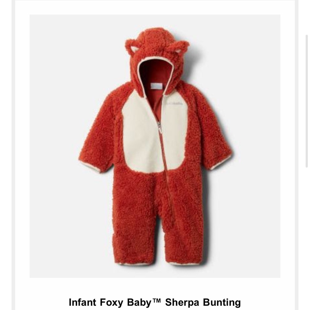 Columbia Infant‎ Foxy Baby Sherpa Bunting – 18–24 Months